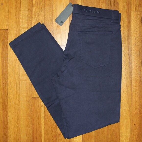 Greyson Armonk 5 Pocket Golf Trousers Men 34 38 40 Nightshadow Navy Blue - Picture 1 of 8